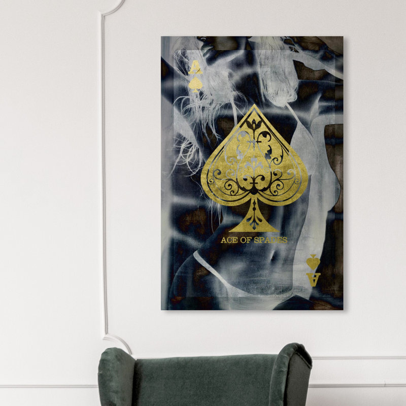 Ace of Spades - Impression sur toile, H 45 po x l 30 po