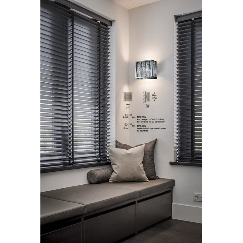 Steel Flush Mounted Sconce