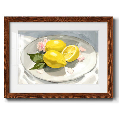 Citrons sur une assiette I