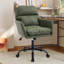 Chaise de bureau réglable en similicuir artificiel avec base noire-1388251135
