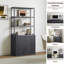 Cesiro 70.8'' H X 34.6'' W 5-Tier Storage Bookcase With Adjustable Shelves-701947751-685519854