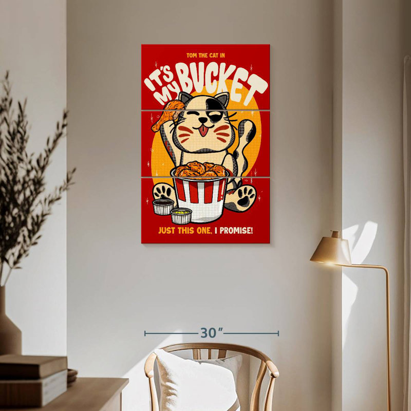 Yarlin It's My Bucket, 57" H x 36" W