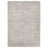 Gray Nu Vibrant Geometric Modern Tibetan Wool Rug - 10' x 14'