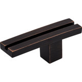 Inset Rail 2 5/8" Length Geometric Knob