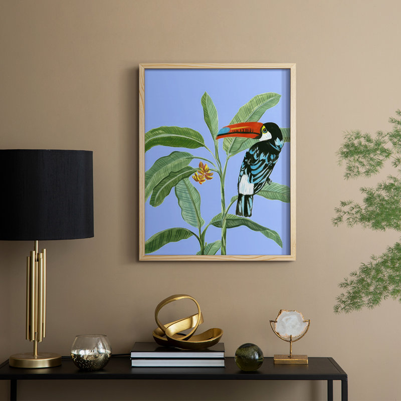 A Few Steps Away II Framed Print - Solid Wood, 11" H x 9" W, Natural