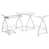 Verre transparent et blanc est en rupture de stock