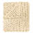 Donna Sharp Chunky Knit Cream Woven Throw-1655817184