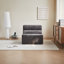 Fauteuil simple luxueux en velours doux et doux pour les salons, les bureaux et les petits appartements-2100728446