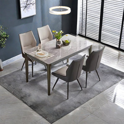 Modern Simple Dining Table 55.11 L x 31.49 W Dining Set