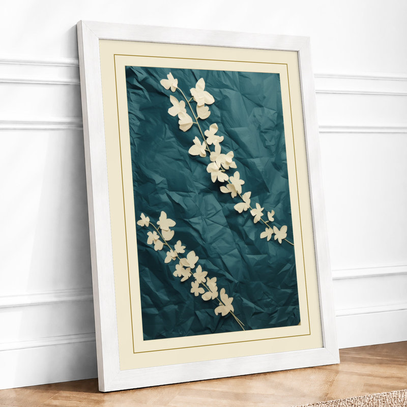Jasmine Study Botanical - Print, A1 - 84.1 x 59.4 cm, White