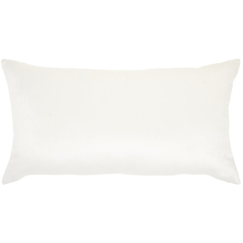 Coussin lombaire abstrait bleu