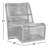 Willoughby Zelie Armless Patio Chair