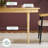 Aleric 52” Modern Fluted Easy Assembly Oval Solid Oak Wood Dining Table for 4-122929287