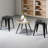 18 Inch Industrial Metal Counter Stools, Stackable Classroom Stools, Backless Metal Dining Chairs For Indoor Outdoor, Kitchen Bar Stools (Set of 2)-109540400-119786663