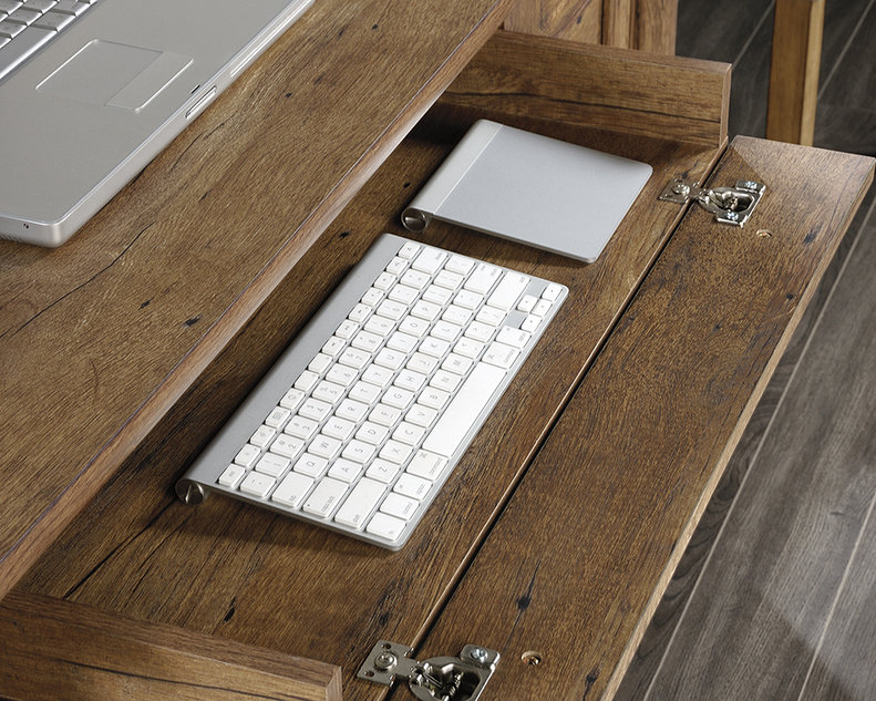 Oak Finish Computer Desk