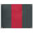 Gris acier / rouge / gris acier