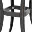 Table bistro en cuivre noir coulé avec rangement pour boissons glacées, seau à glace antirouille de 21 po x 25 po, 20,46 po 25,19 po