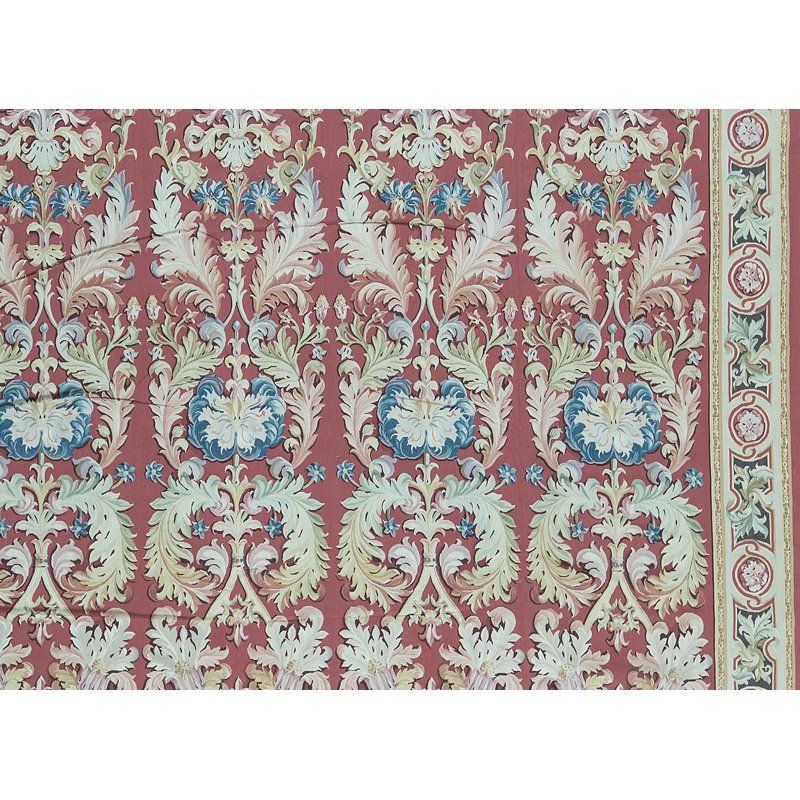 Tapis brun noué à la main de haute qualité