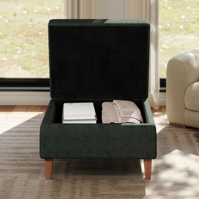 72.01cm Wide Rectangle No Pattern Standard Ottoman
