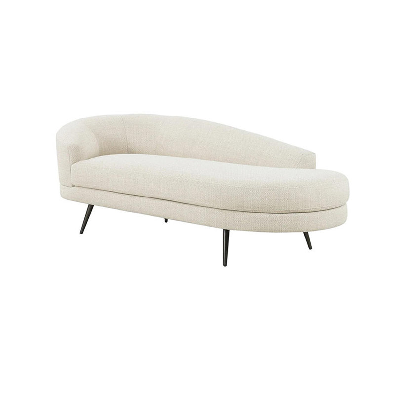 Méridienne inclinable moderne et luxueuse, Accoudoir à gauche (vu de face)