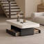 Table basse légère et luxueuse de style crème-110508247