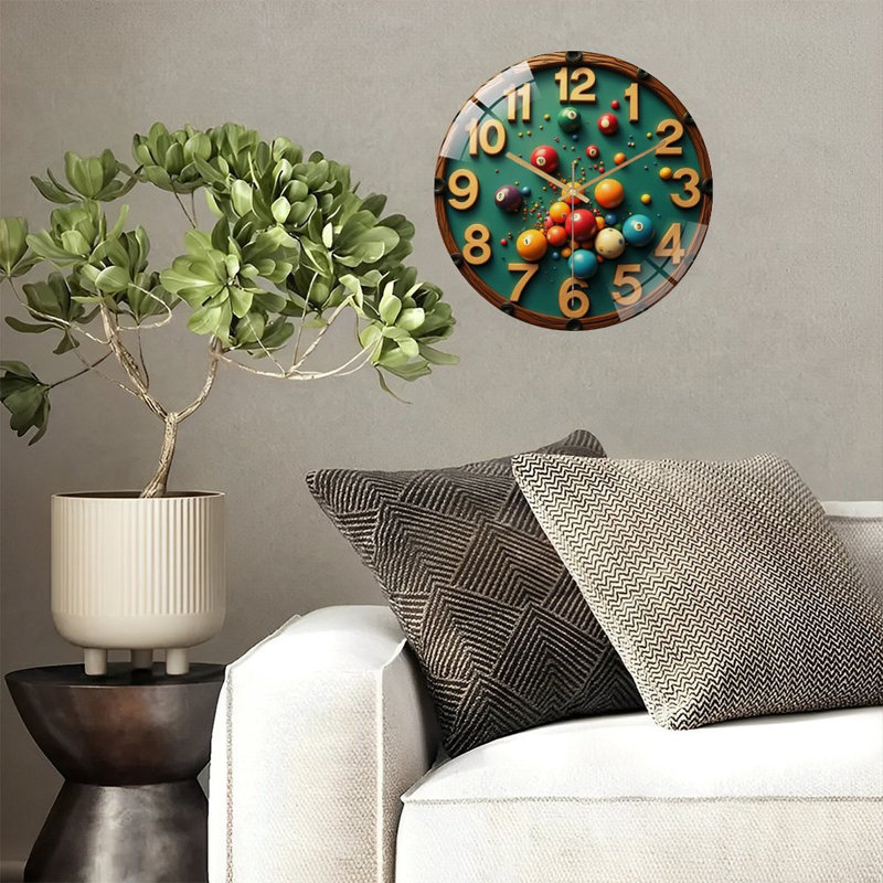 Horloge murale 12 po