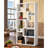 8-Shelf Geometric Bookcase-995187897