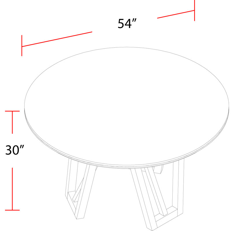 Artresha Round Dining Table
