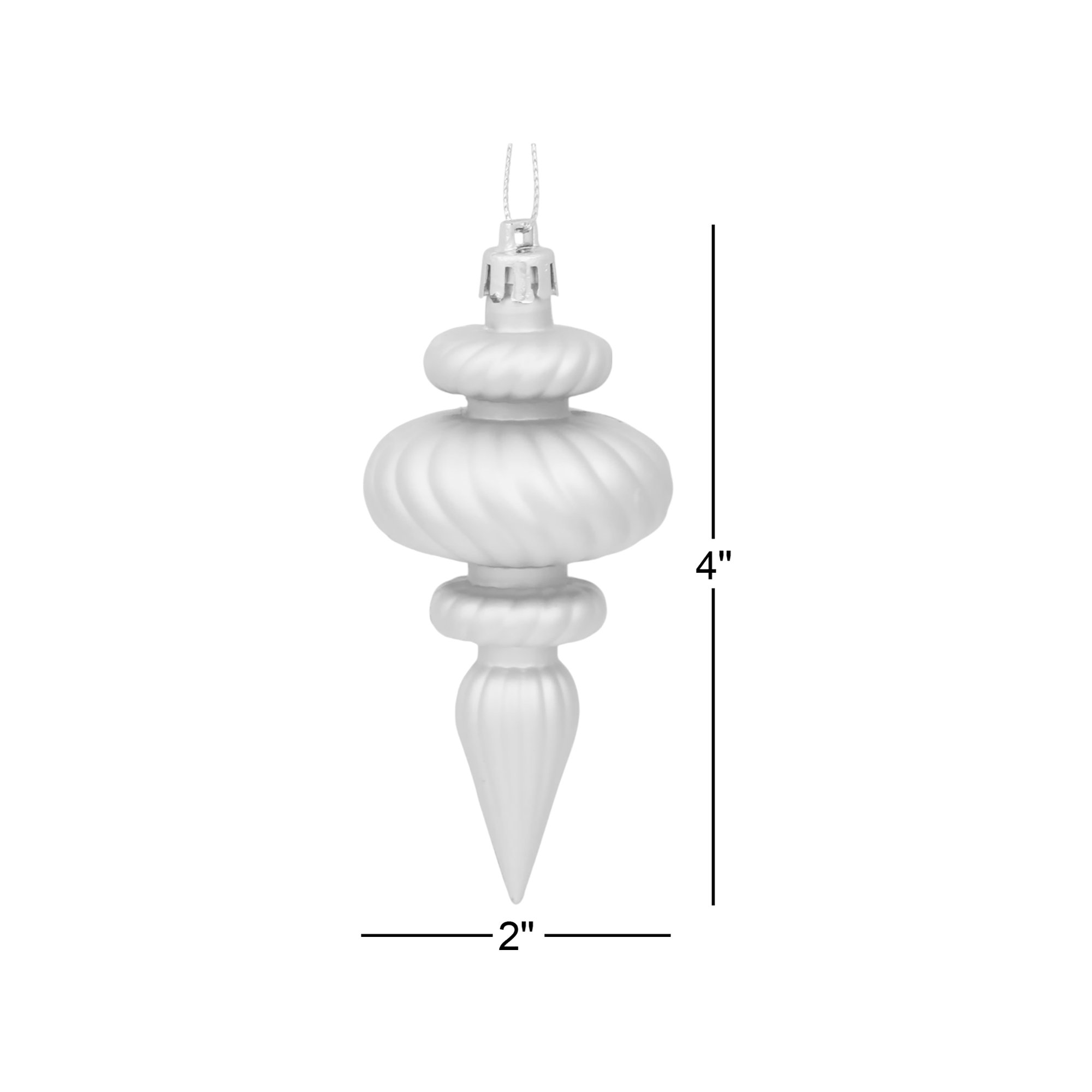 Finial Ornament, Black