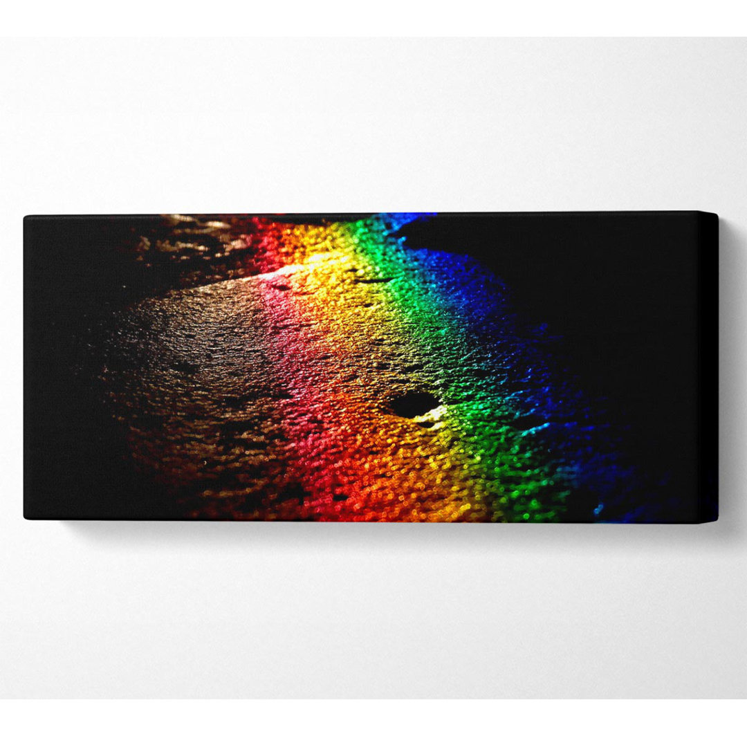 Regenbogen-Reflexion Panorama-Leinwand