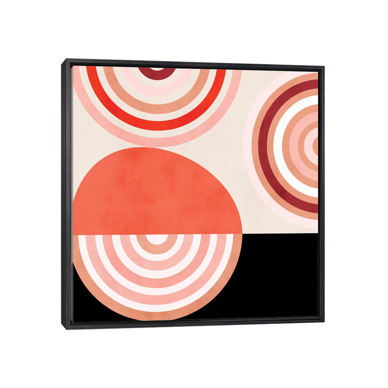 Shapes Modern Mid Century Abstract par Ana Rut Bré - impression d'art graphique, Aucun mat, H 37 po x l 37 po x P 1,5 po