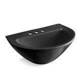 Parigi® Vitreous China 19.75" Pedestal Bathroom Sink