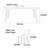 Full support rectangular dining table-109243493