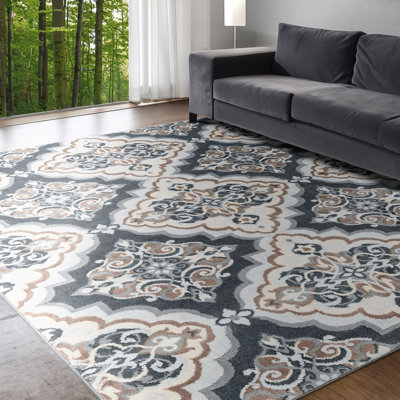 Tinsman Power Loom Gray Rug