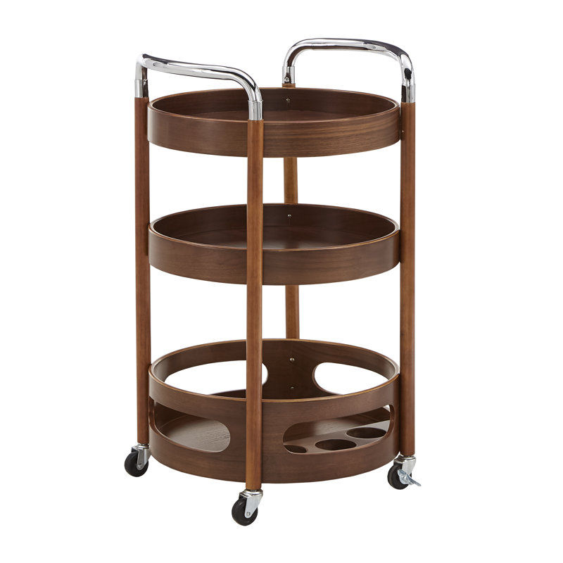 Chariot-bar Hammett, Noyer, Noyer