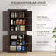 Garde-manger autoportant 71 po avec 4 portes et 2 grandes armoires HOMcom