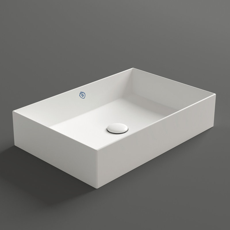 Plafonnier rectangulaire au-dessus du lavabo 23,62 po x 16 po Britannia