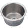 Brightwork 15-Inch Hand Hammered Round Bar Sink