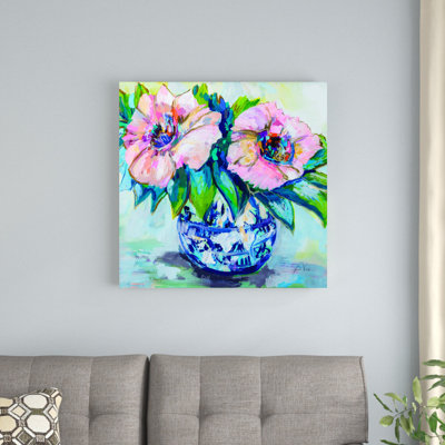 Charmant par Jeanette Vertentes - peinture sur toile tendue