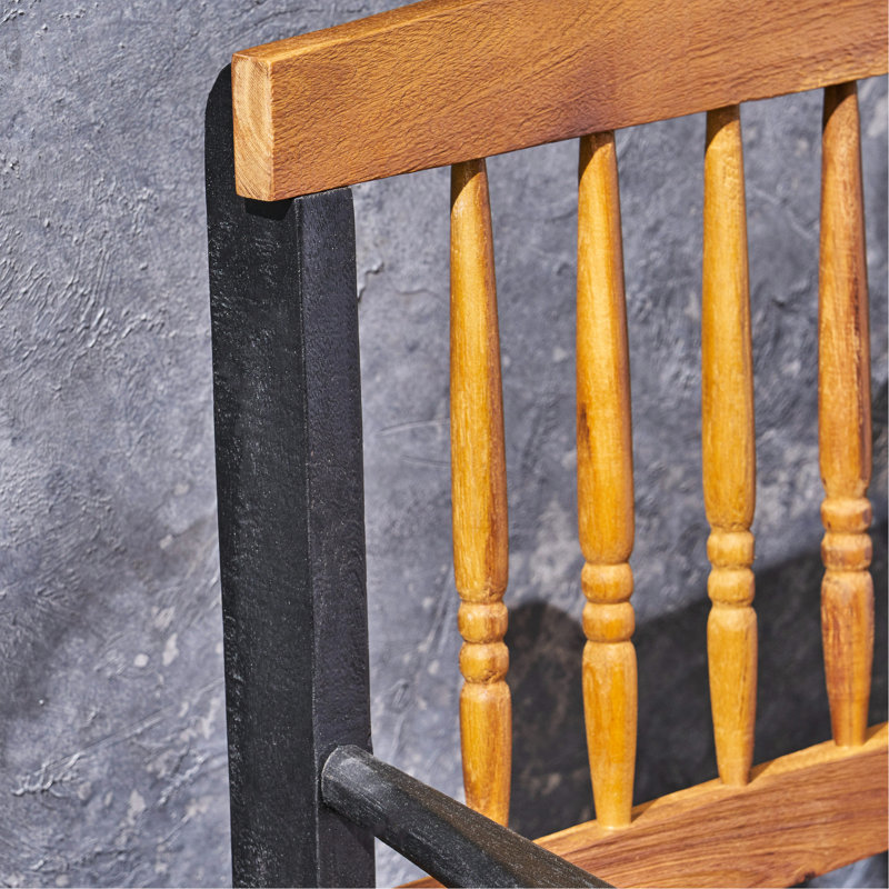 Banc Imperial, banc en bois avec tablette intégrée, finition, hauteur de l'ensemble de 9,25 po aspect classique, bois, poids de 39,07 lb