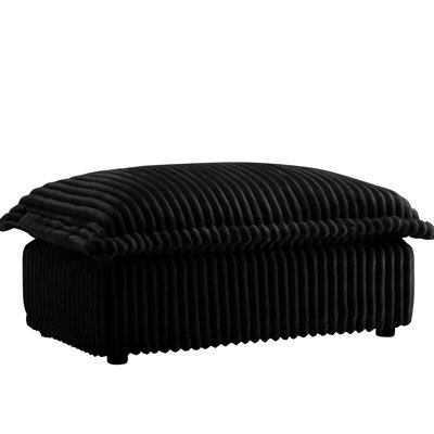 - Noir: coussins luxueux et tissu respirant. Conception élégante et détaillée en cascade. Housses amovibles lavables. Sièges spacieux offrant du soutien. Structure en bois. Les étapes d'assemblage sont faciles et résilientes.