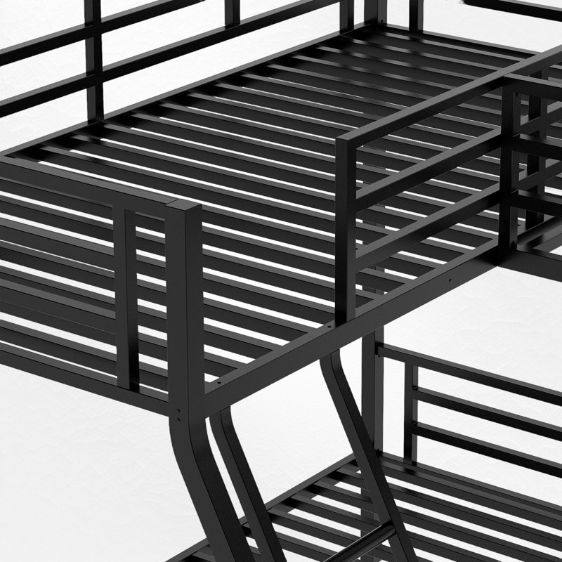 Alemanno Kids Bunk Bed, Twin over Twin