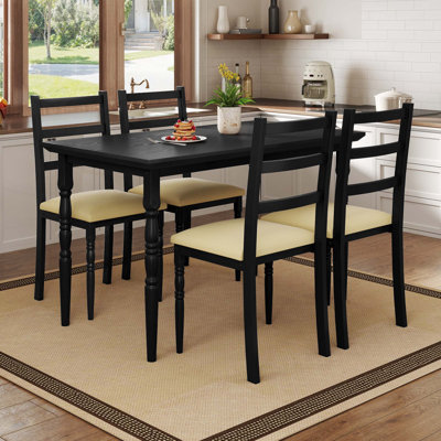 5 Pieces Dining Table Set by Charlton Home