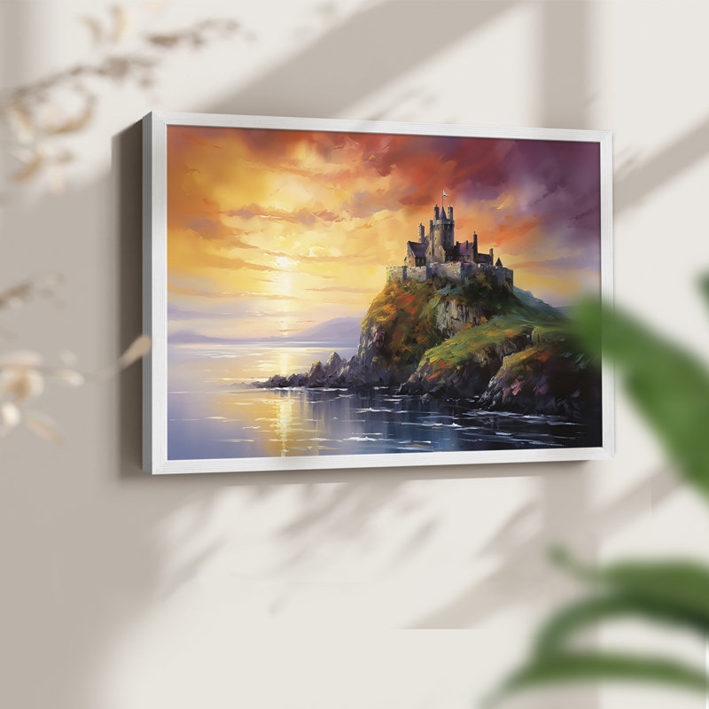 Paysage - XC III - Reproduction encadrée - Restickable, H 8 po x l 10 po, Blanc