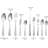 45-Piece Silverware Set Flatware Cutlery Set Service For 8, Durable Stainless Steel Tableware In Ergonomic Design Size And Weight, Kitchen Utensil Sets With Steak Knives, Rust-Proof, Dishwasher Safe