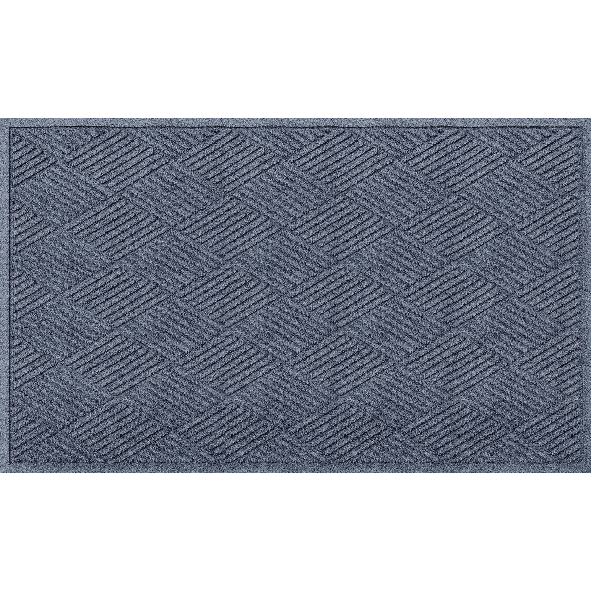 Waterhog Diamonds Indoor Outdoor Doormat, Bluestone, Rectangle 4' x 6'