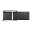 Chaise longue réglable en bois incluse - grise