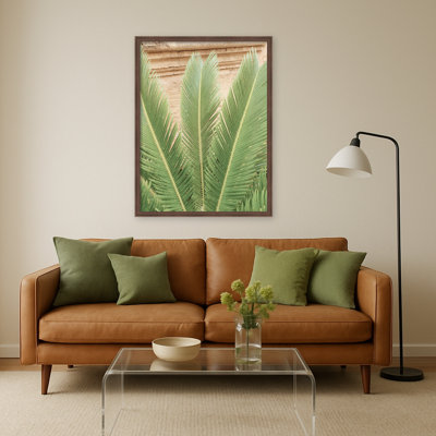 "Leaves" par Ohkimiko, reproduction d'art sur toile encadrée