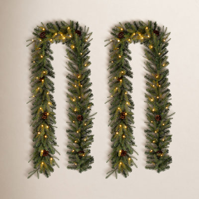 Soperton 108" Pre-Lit Christmas Garland