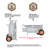 Flame King 40LB Empty Horizontal & Vertical Propane Tank LP Cylinder with Dolly Cart Wheels